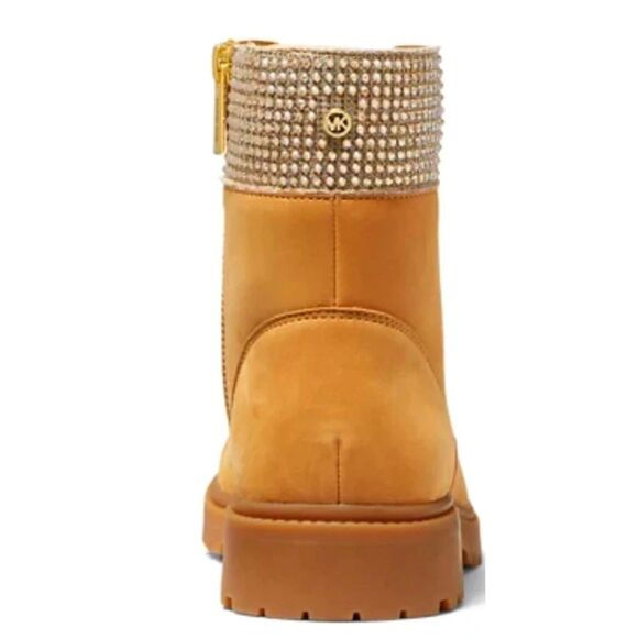 Michael Kors Alistair Bootie – Tan MK Logo, Women’s 7 M - Picture 4 of 5